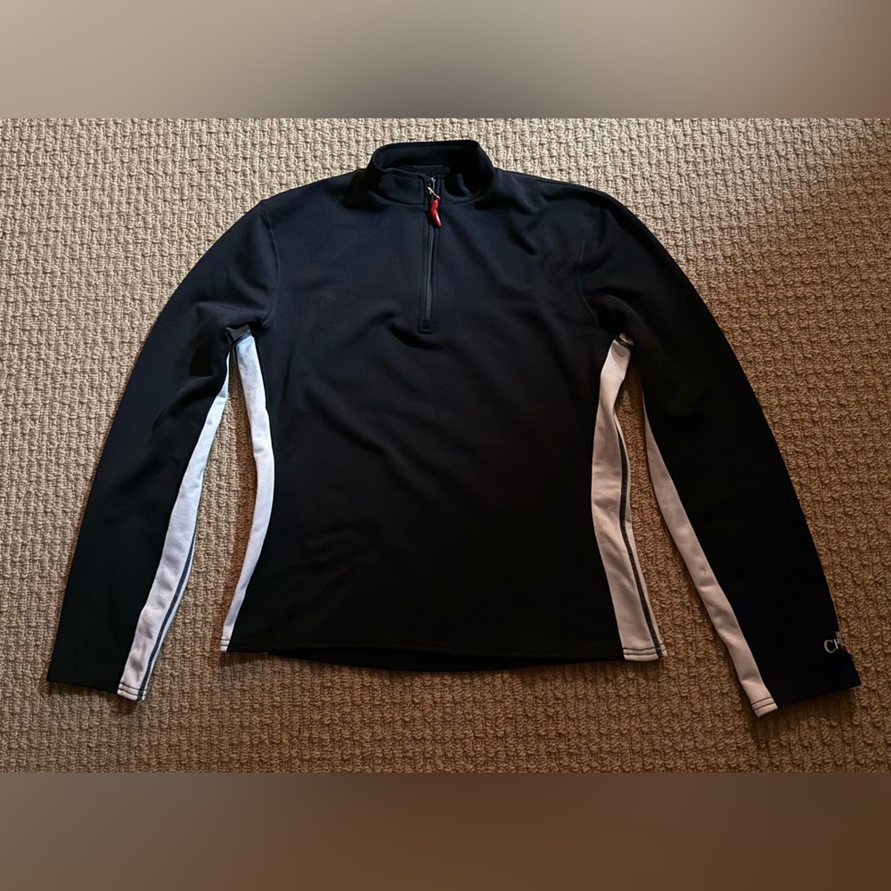 Hot chillys Black and White Long Sleeve Athletic Top